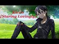 Kirito Staring Lovingly 60 Fps Incarnate Skill Sword Art Online Alicization Rising Steel Xirto