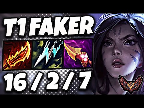 T1 Faker Kaisa vs Ezreal [ MID ] Korea Grandmaster Patch 13.12 ✅