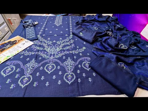 Sale Offer Urwa Slub Peach Embroidered Collection | Fancy Designer Series | Christmas Sale Offer