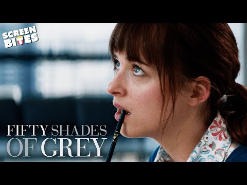 Anastasia Interviews Christian Grey | Fifty Shades Of Grey (2015) | Screen Bites