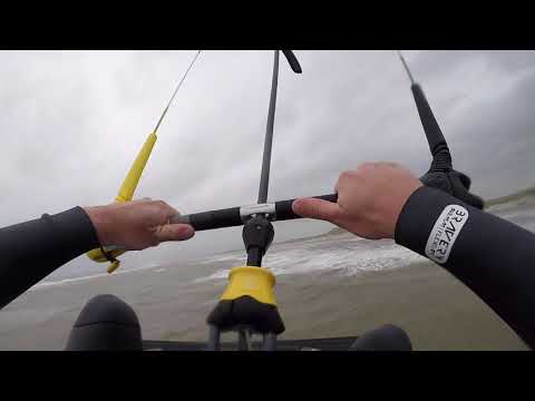 13m Kitesurfing Jump in the Netherlands