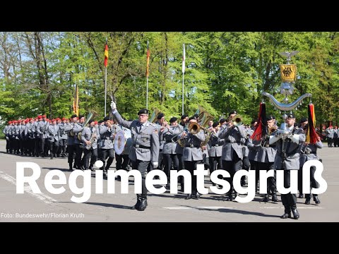 Einmarsch Ehrenformation Panzerlehrbrigade 9 mit Regimentsgruß Marsch - HMK Hannover