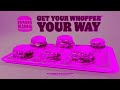 BK Whopper Combinations Effects 2