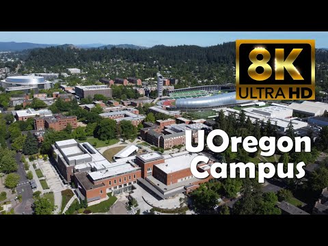University of Oregon | UO | 8K Campus Drone Tour