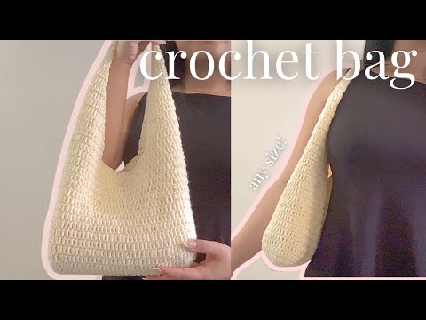 How to crochet the Easy Carry Tote bag | Beginner friendly and easy