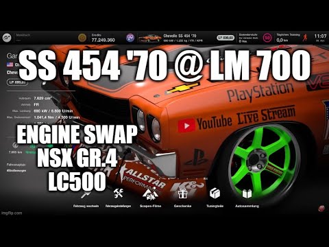 Gran Turismo 7 Nr. 070 Chevelle @ LM700 / NSX Gr.4 / LC500 (no bla bla)