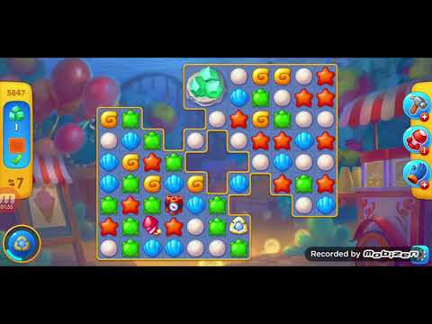 fishdom gameplay / level 5847 / It is like the ads? / thank you