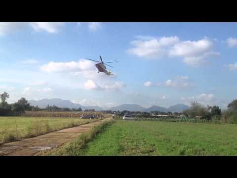 Incidente agricolo, l’elisoccorso