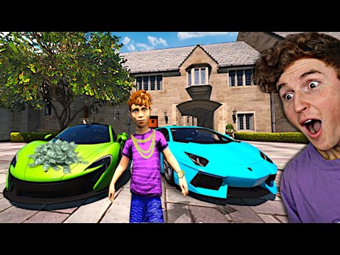 Playing As The RICHEST KID In GTA 5.. (Mods)