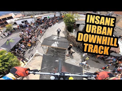 INSANE URBAN DOWNHILL MTB TRACK IN MEXICO!