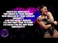 WWE Rhea Ripley Theme Song Demon In Your Dreams Lyrics
