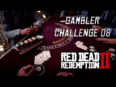 Red Dead Redemption 2 - Gambler Challenge #8 | Win 3 Hands Of Blackjack With 3 Hits Or More