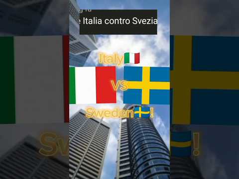 Italy VS Sweden! 🇮🇹VS🇸🇪! #country #battle #shorts #italy #sweden