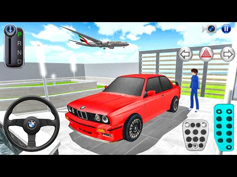 New Red BMW M3 Car in Ocean Villa - 3D Driving Class Gameplay Android ios - 2026 Driving Car Games