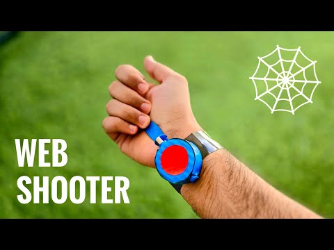Spiderman Web Shooter that shoots!  Easy to make