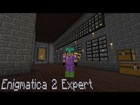 Auto Coal and Item Storage Work : Enigmatica 2 Expert Lp Ep #14 Minecraft 1.12