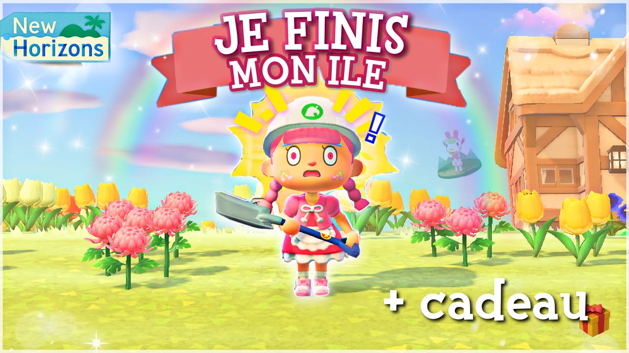 JE FINIS MON ILE (NOUVEAU CODE ONIRIQUE)+ CADEAUX SUR ANIMAL CROSSING NEW HORIZONS ! 😱