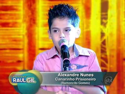 ALEXANDRE NUNES   Canarinho prisioneiro  02-11-13 Jovens Talentos Kids