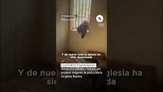 #Internacional ✝️ Soldados ocupacionistas profanan iglesia en Líbano