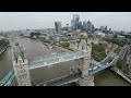 Drone Footage Of Tower Bridge In London United Kingdom 4k