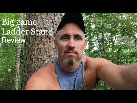 Big game ladder stand