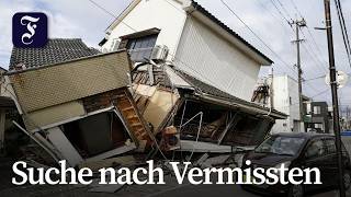 Die Hoffnung auf Überlebende nach dem Erdbeben in Japan schwindet