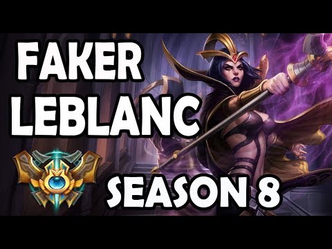 SKT FAKER plays LEBLANC vs CASSIOPEIA - Ranked Challenger Korea