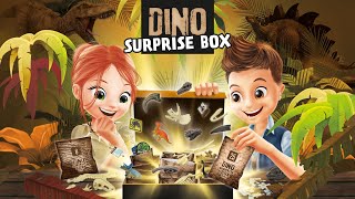 Dino krabica plná prekvapení - 25ks