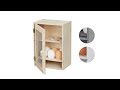 Armoire oeufs en bois Gris