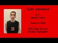 Tyler Johnwick 6'7" 2023 MH: High School Junior Year Highlights (2022)