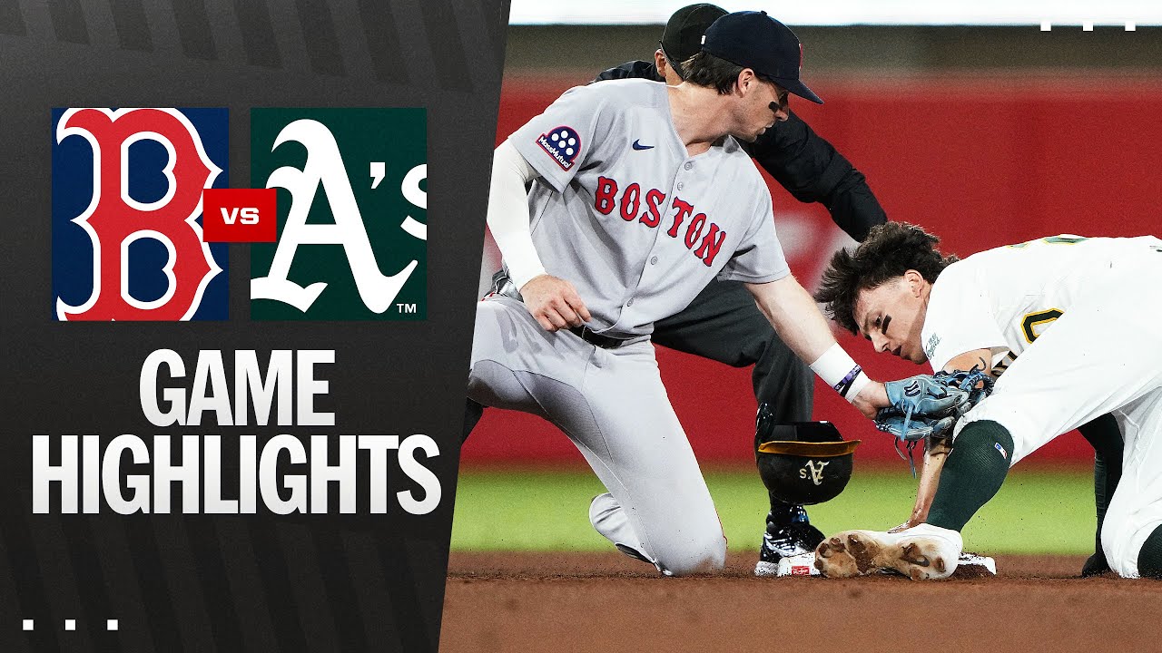 Red Sox vs. A's Game Highlights (9/9/25) | MLB Highlights