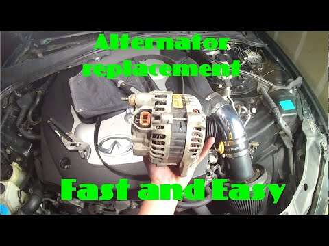 Infiniti G35 / or 350z alternator replacement