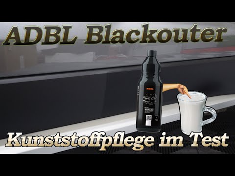Erste Eindruck vom ADBL BLACKOUTER! Kunststoffpflege mit HOT MILK Duft! Tipps zum Auftragen