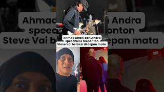 Download lagu Ahmad Dhani dan Andra bengong Steve Vai dewa gitar dunia main di depan mata mereka 😂 mp3