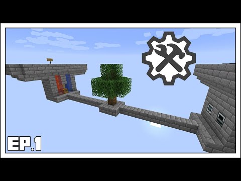 Minecraft Techopolis Skyblock - EP1 - This is gonna be FUN!