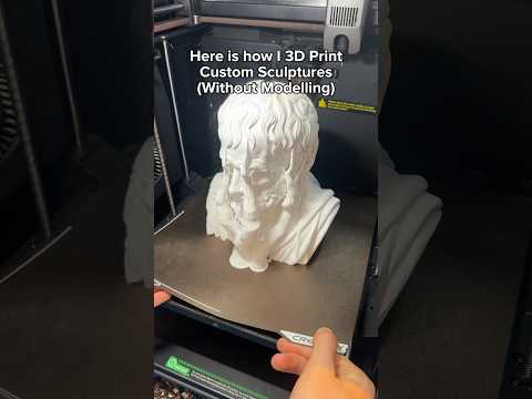How to 3D print Custom Sculptures without designing