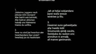 Jiukaima: gaudeamus translated by Massmann