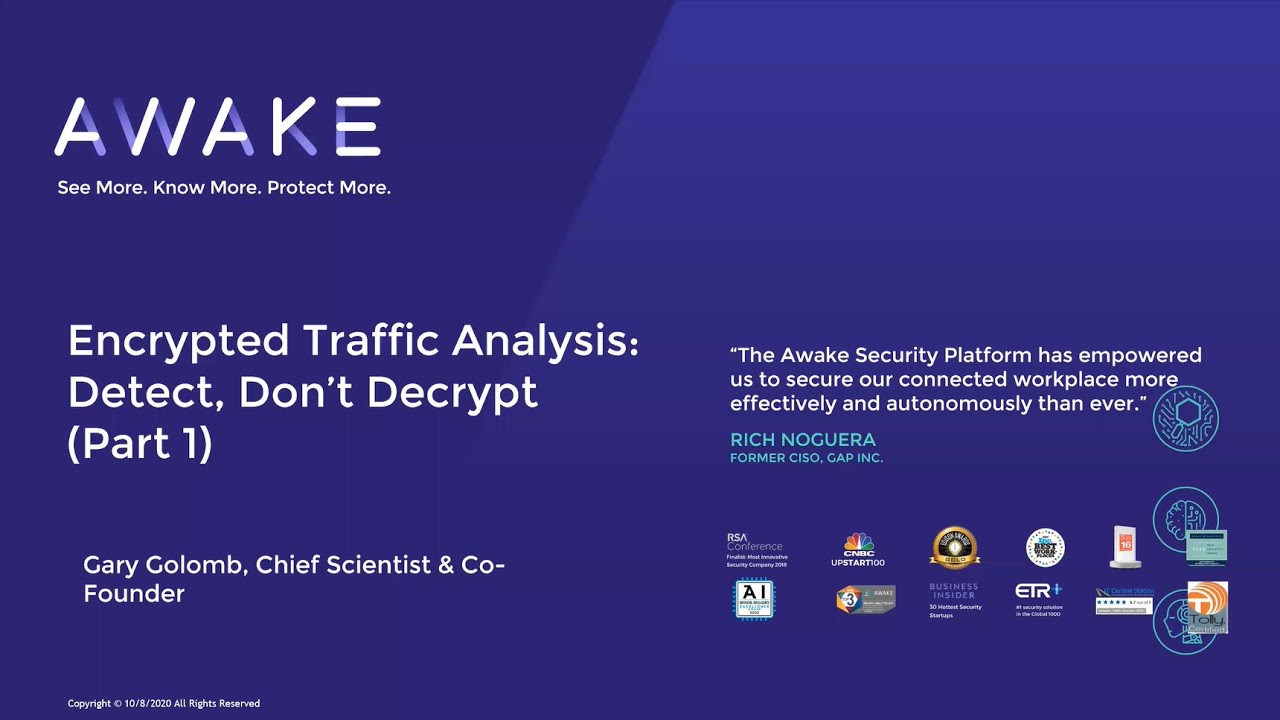 Encrypted Traffic Analysis (Part 1): Detect, Don’t Decrypt