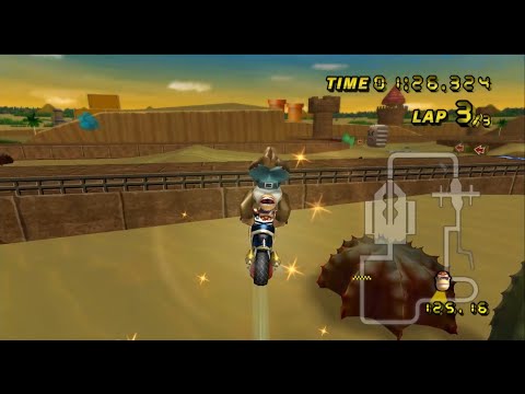 [200cc TAS] Desert Fort in 1:34.999