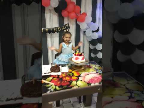 HAPPY BIRTHDAY TO YOU🎉. HAPPY' BIRTHDAY WISHES.. HAPPY BIRTHDAY🎈 DHARMI 3 YEARS COMPLETE DECORATION