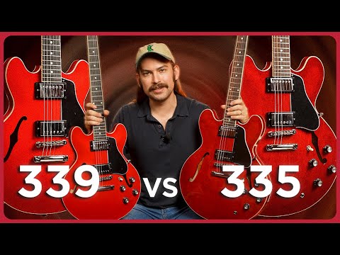 Gibson ES-335 vs. ES-339 | Two Sizes of Semi-Hollow Guitars