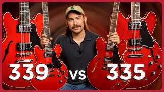 Video thumbnail for Gibson ES-335 vs. ES-339 | Two Sizes of Semi-Hollow Guitars by Alamo Music Center