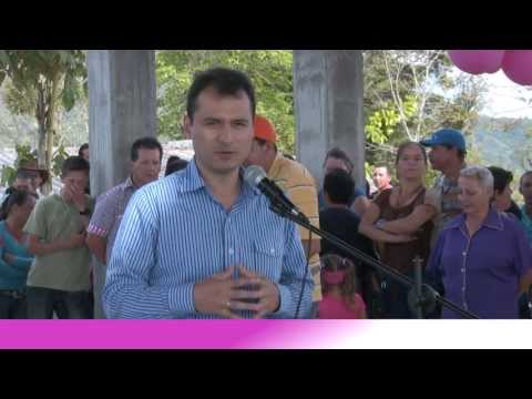 Inauguración del Acueducto de Chagualal en Abejorral