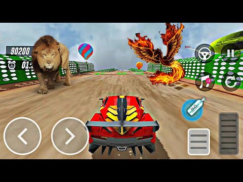 Superhero Mega Ramp Car Stunt - Impossible Tracks Car Racing - Android Gameplay #1