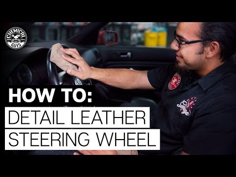 How To Clean and Protect Leather Car Steering Wheel - Chemical Guys