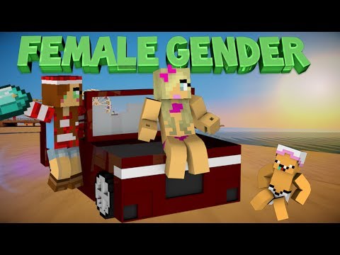 Minecraft: FEMALE CHARACTER MOD! (Play as a Girl or a Child!)