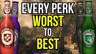 EVERY PERK RANKED WORST TO BEST (COD ZOMBIES)