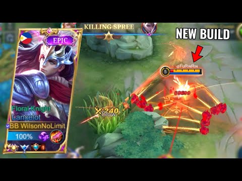 LANCELOT NEW BEST BUILD FOR ONE SHOT! + FAST HAND SATISFYING COMBO 🔥 | MLBB