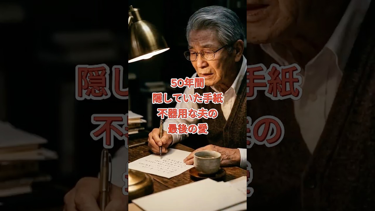 50年間隠していた手紙不器用な夫の最後の愛