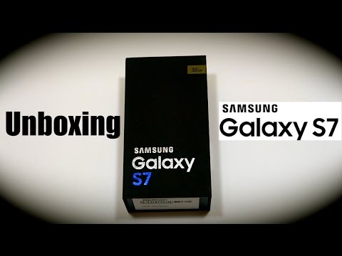 Unboxing Samsung Galaxy S7 Gold
